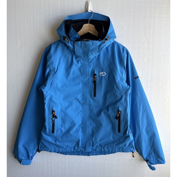 Marker Jackets & Blazers - Vintage Marker Gore-Tex Women’s Size 10 Blue Snowboarding Hoodie Jacket